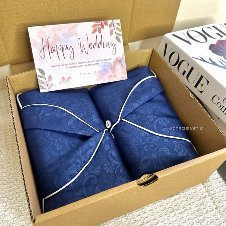 Hampers Wedding Piyama Couple Set | Kado Pernikahan Anniversary Pasangan Hadiah Valentine Seserahan 