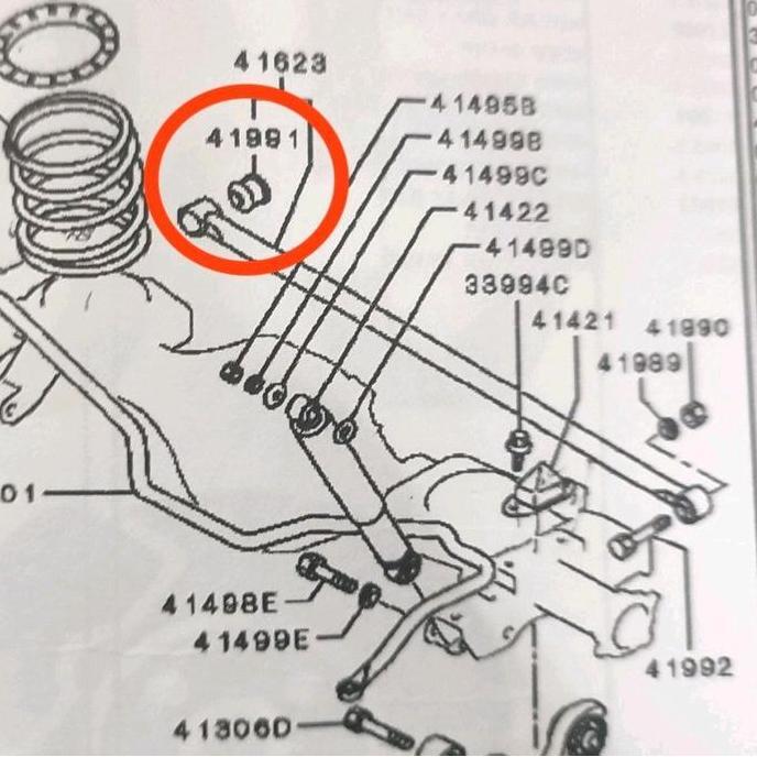Sale Bushing Sway Bar Belakang Pajero Sport