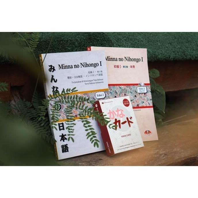 Promo Promo Bundling Minna No Nihongo Shokyu 1 + Kana Card