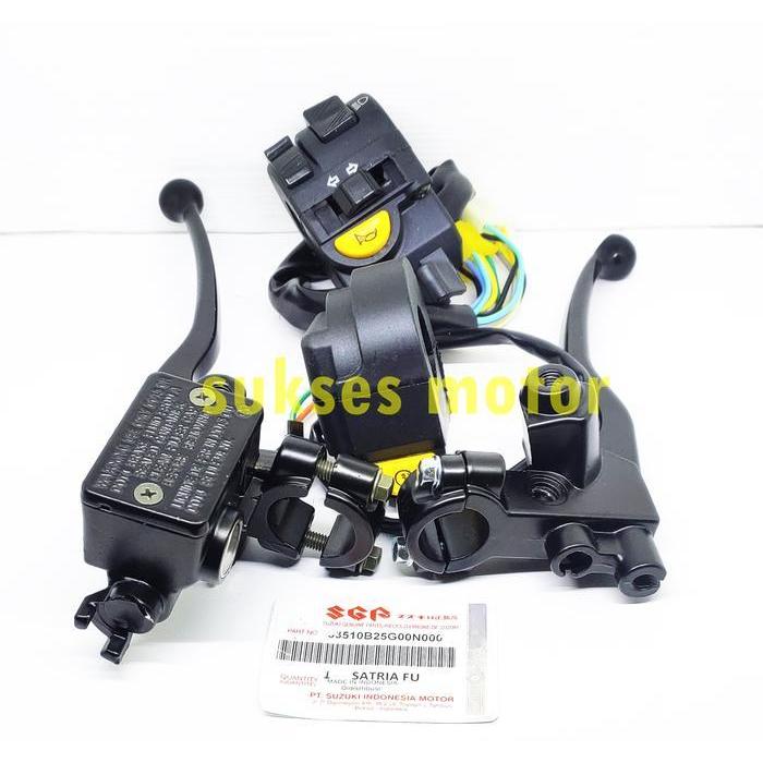 Paketan Saklar Komplit Set Kiri Kanan + Master Rem Assy, Rumah Minyak Rem + Handle Set Kopling Dan R