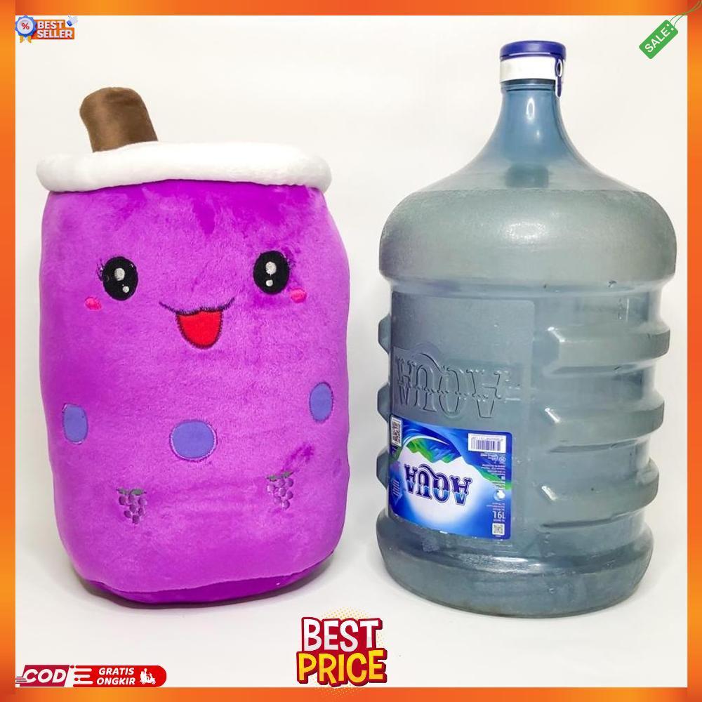 TERMURAH boba jumbo Boneka boba sugar milk tea jumbo Bantal Boba bantal gentong galon murah original