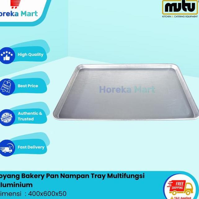 Loyang Food Pan Bakery Alumunium Gn Pan Kedalaman 5Cm Mutu Pan465Al