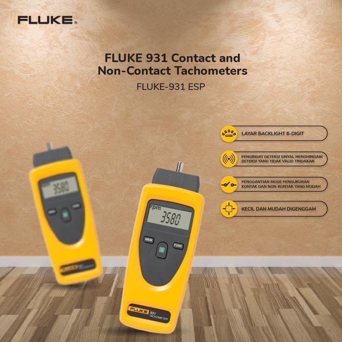 Fluke 931 Contact And Non-Contact Tachometers - Fluke-931 Esp Original Dan Terpercaya