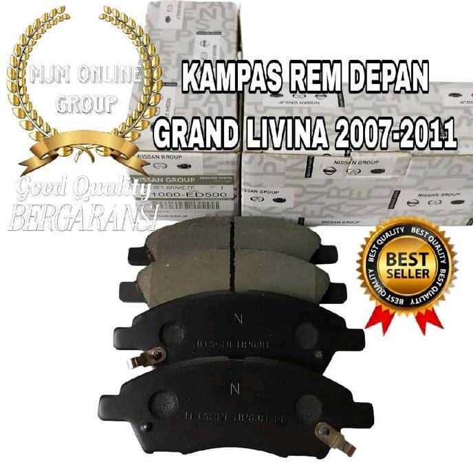 Kampas Rem Depan Grand Livina 2007-2011 terlaris