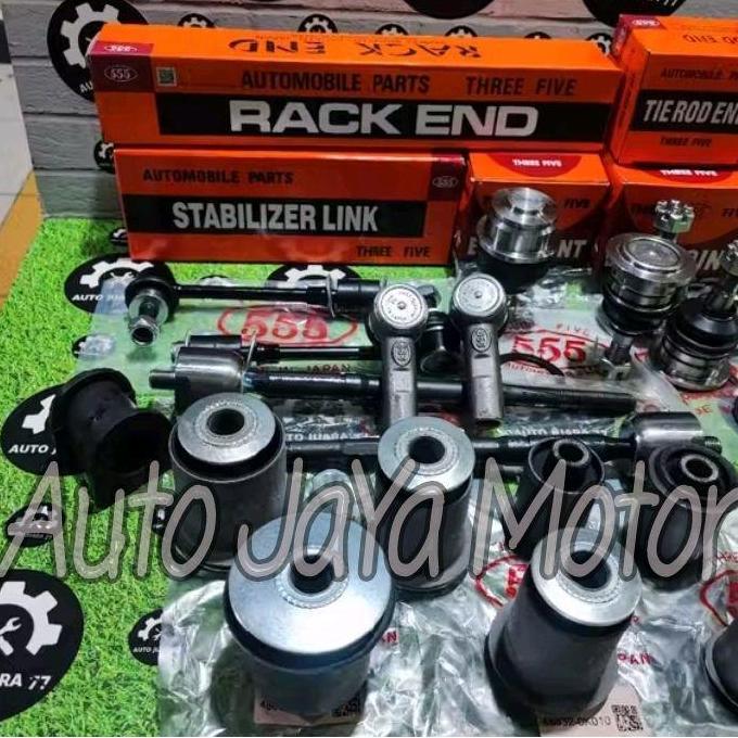 [Paket Komplit Merk 555] Kaki Kaki Depan Innova 2005-2014 Stabilizer Bushing Arm Ball Joint Tie Rod 