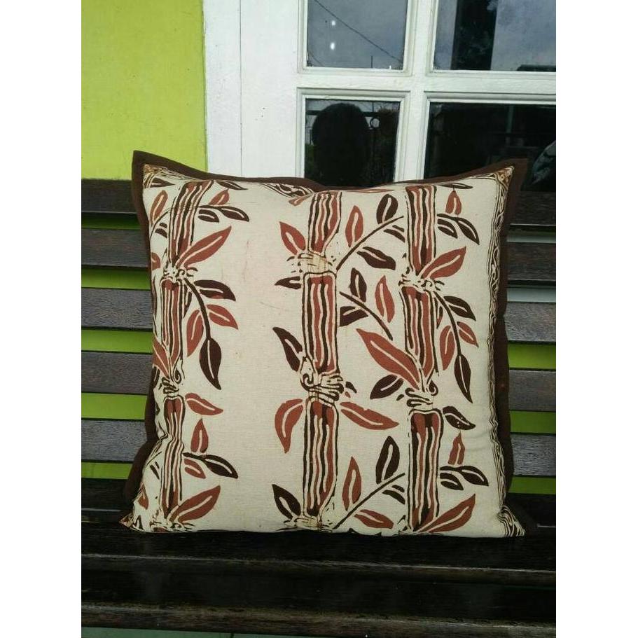 Sarung Bantal Kursi Set Batik Bambu