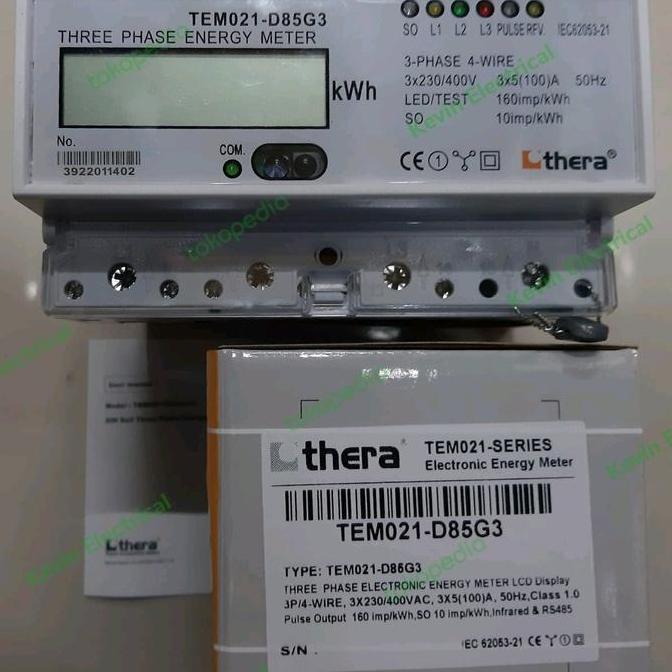TERBARU - Thera TEM021-D85G3 kWh Meter LCD