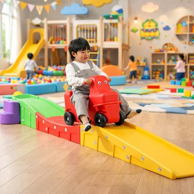 Mainan Mini Roller Coaster Anak H2301 Playground Bermain Anak-Anak