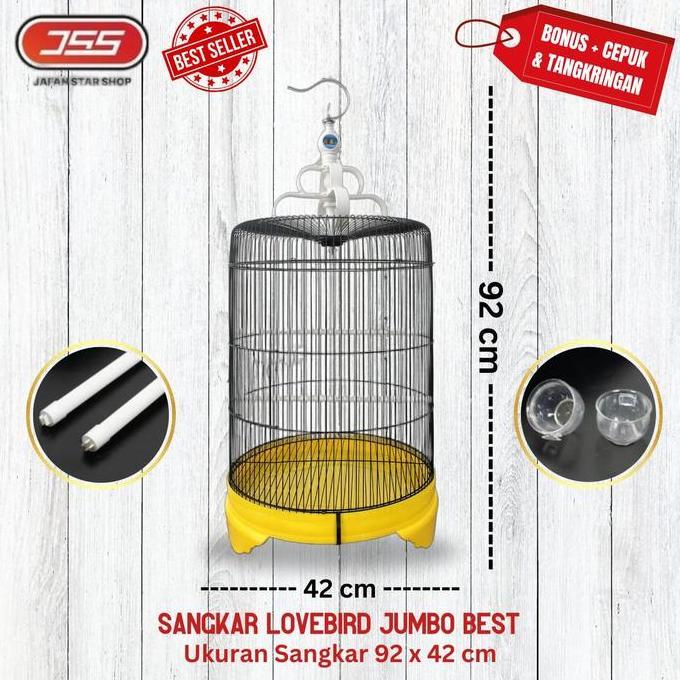 Dongmul- Sangkar Kandang Love Bird Jumbo Diameter 42 Cm