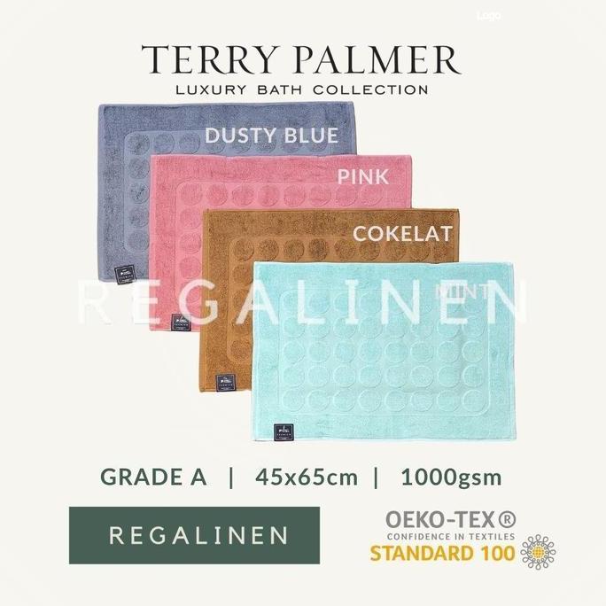 Keset Terry Palmer Premium 45X65Cm Handuk Kaki Katun Tebal 1000Gsm Home Sweet Home Hsh Hotel Polos B