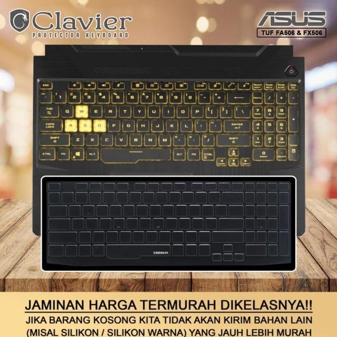 TERMURAH - Keyboard Protector Cover Asus TUF A15 FA506 FA506I FA506IC Cooskin