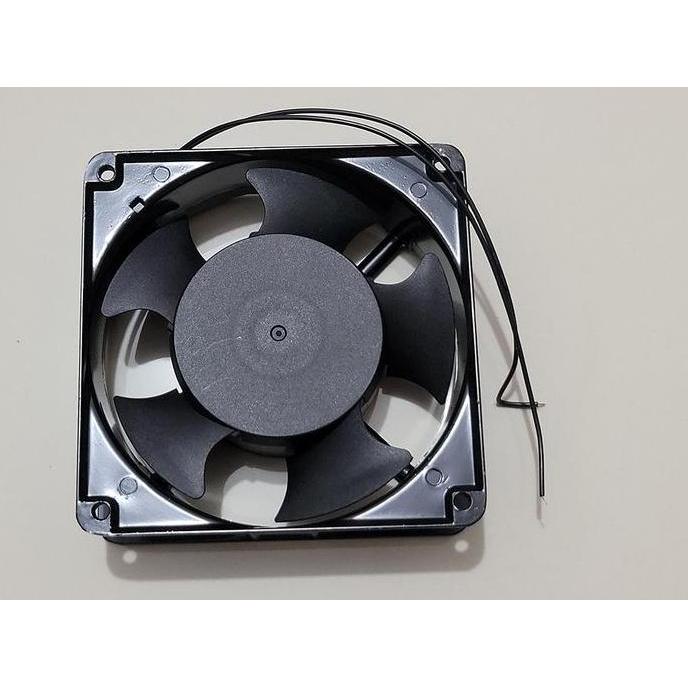 Kipas angin 12cm besi 220v AC + grill besi KLOP Cooling Fan Exhaust cooler angin listrik 12 cm Pendi