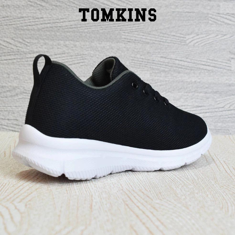 Free Ongkir Sepatu Tomkins Scool Edition Wednesday Sepatu Sekolah Cewek Cowok Hitam Putih