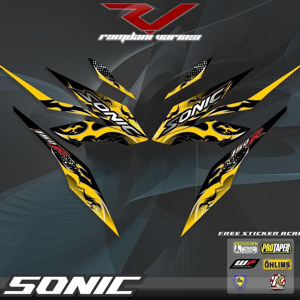 Striping Stiker Honda Sonic/Stiker Sonic 150R/Striping Motor Sonic 150R Keren