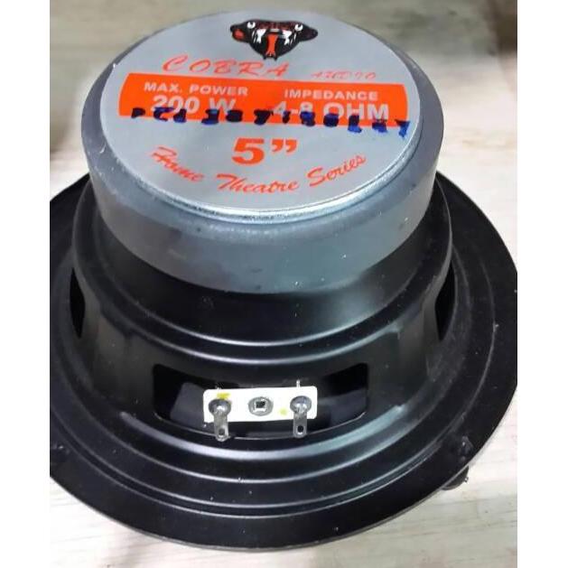 SPEAKER 5 INCH WOOFER COBRA 200 WATT MAGNET BESAR