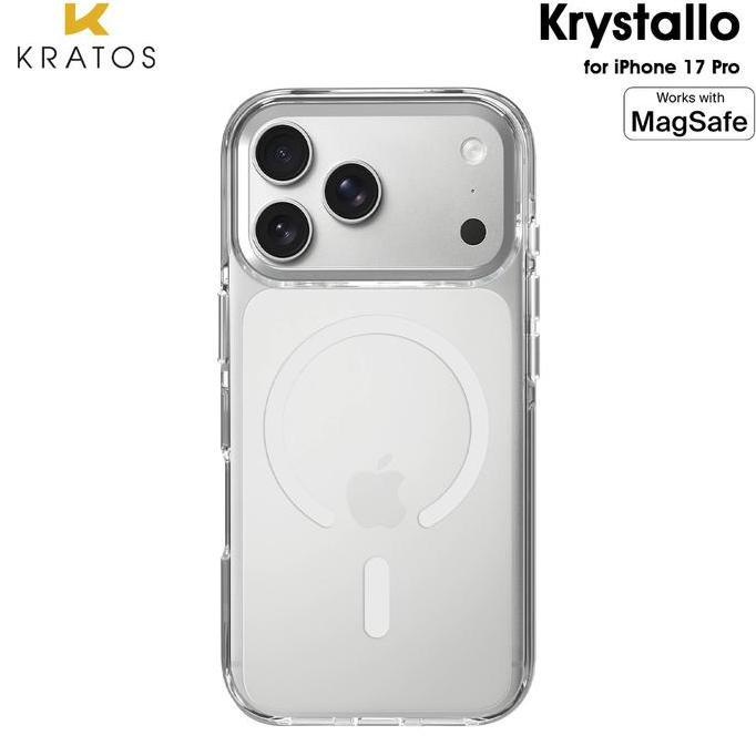 TERMURAH - Casing iPhone 17 Pro Kratos Krystallo MagSafe Premium Slim Ultra Thin Case - Clear
