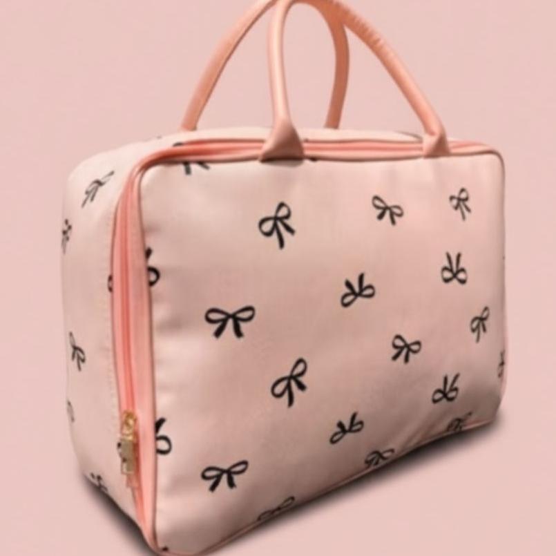 Tas Travel Wanita Tas Koper Jinjing Motif Pita