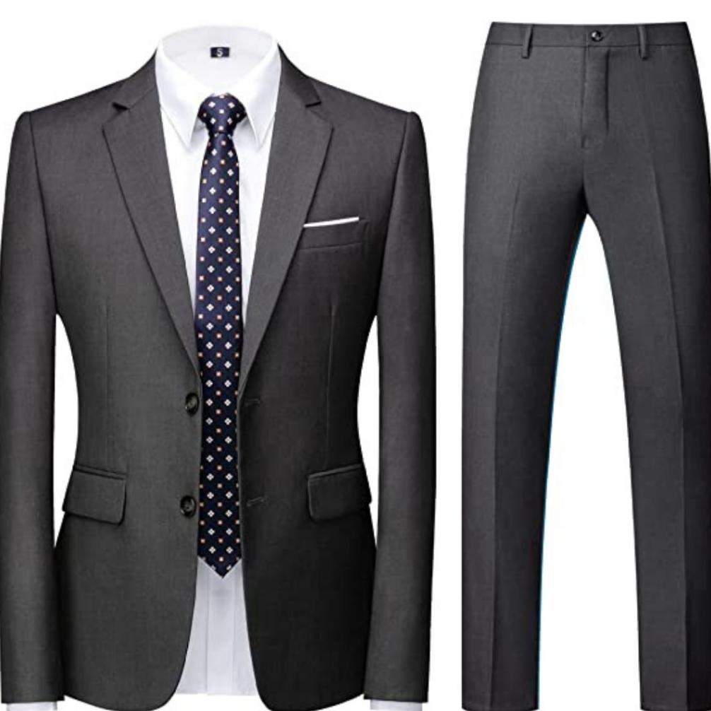 Best Seller Setelan Jas Pria Slimfit Kancing 2 ( Jas & Celana ) /Setelan Jas Pria / Stelan Jas Pria 