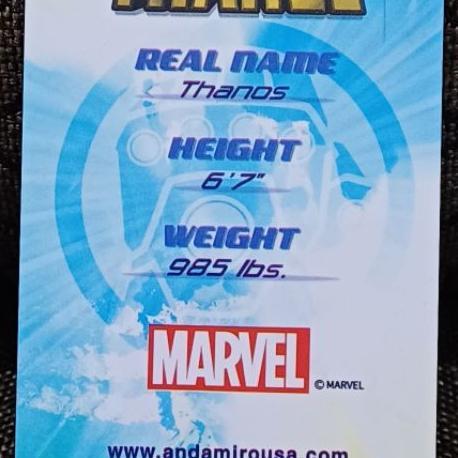 Kartu Thanos Card Marvel Avengers Original Timezone
