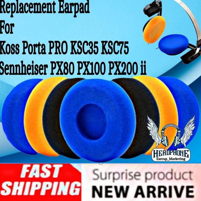 Earpad Busa Headset Koss Porta Pro Sennheiser PX80 PX100 PX200 KSC75