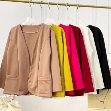 Free Ongkir One Set Blazer Scuba / Setelan Blazer Cutbray / Setelan Wanita