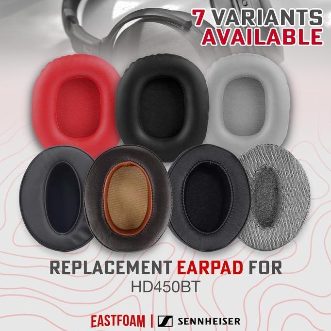 Earpad Earcup Sennheiser HD450BT HD 450BT 450 HD450 BT Bantalan Busa