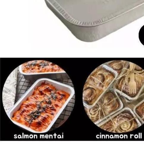 Alumunium Foil Tray BX 4381 + TUTUP / Aluminium Tray AX 350 TANPA TUTUP  / Tray Alumunium PER 10 PCS