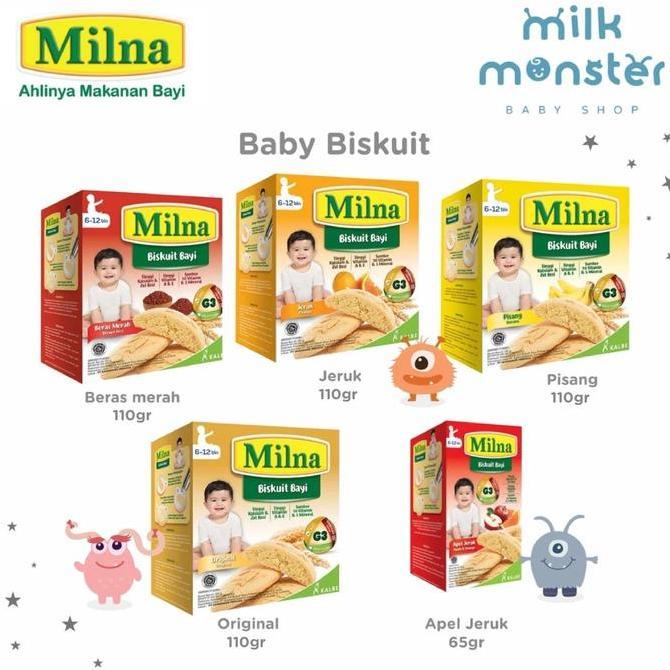 Milna biskuit bayi / Camilan biskuit bayi