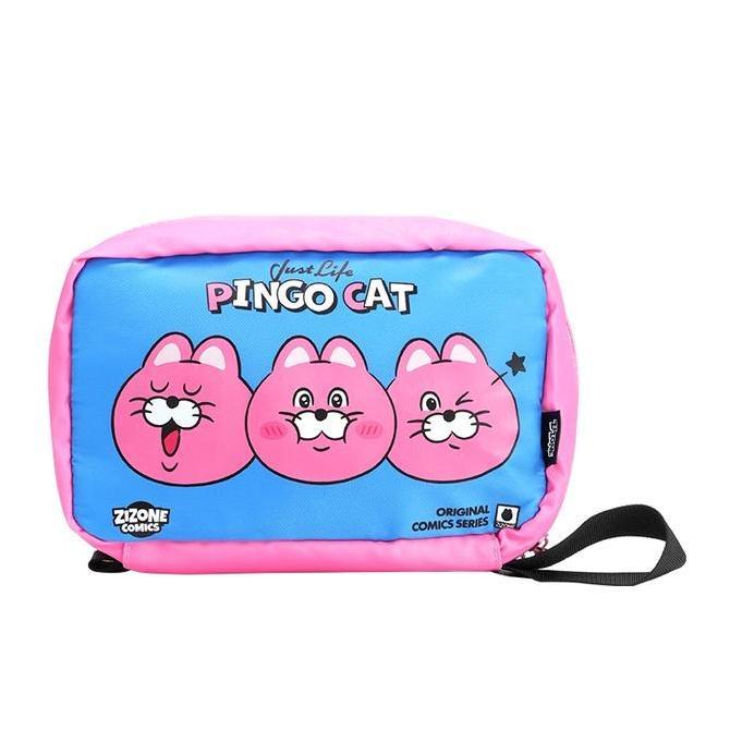 Grosir [Live Only 54K] [Ohsome X Zizone] - Solo Corner Zizone Toiletries Bag Tas Perlengkapan Mandi 