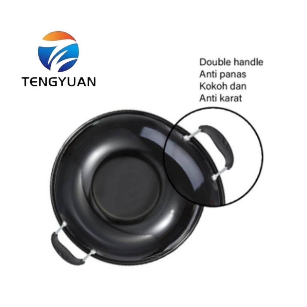 Wajan Anti Lengket Wajan Enamel Anti Gores Anti Lengket/Wajan Enamel Kuping