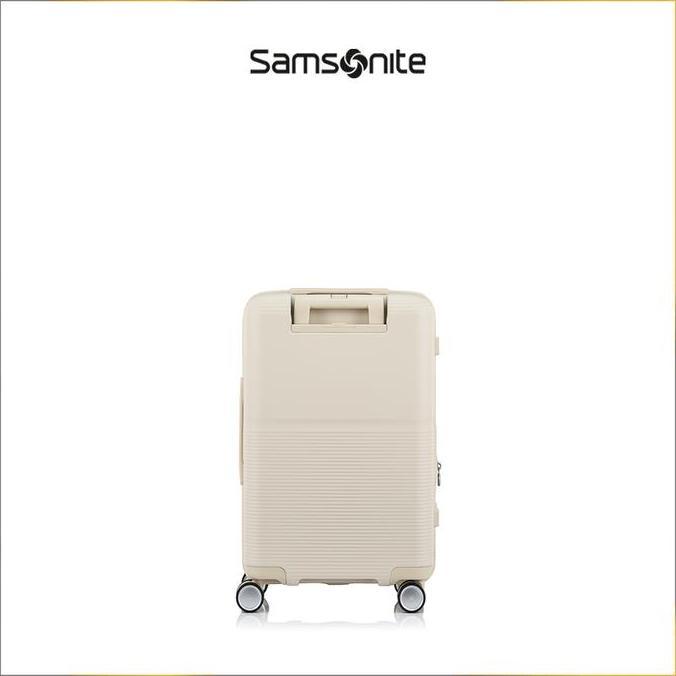 Promo Samsonite Koper Hardcase Flatform Spinner Cabin 20 Inch Ft - Ivory