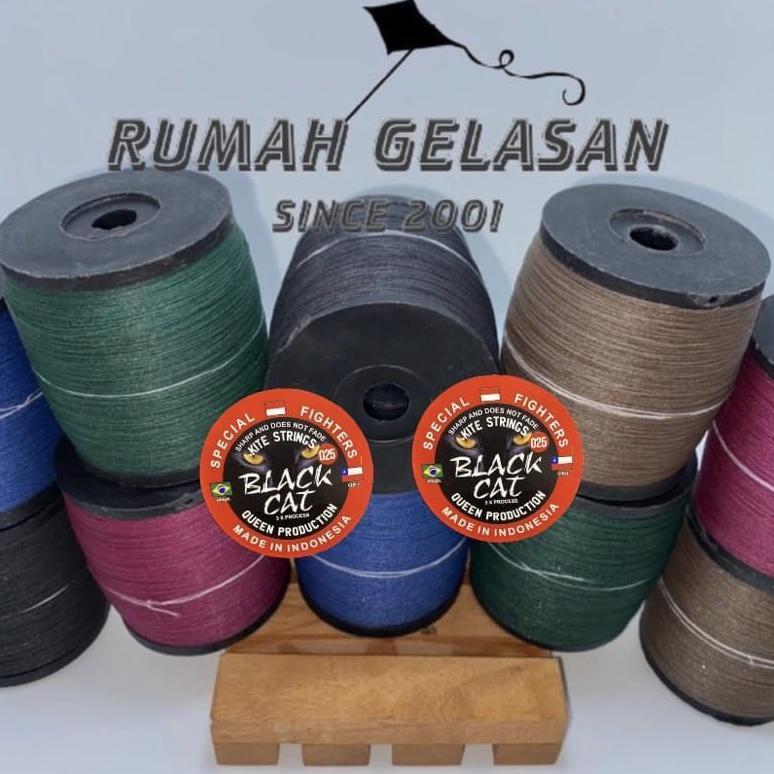 TOYSTORYSTORAGE SENAR GELASAN LAYANG LAYANG SPESIAL TURNAMEN BLACK CAT ORIGINAL