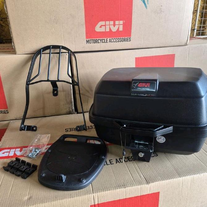 sepaket box givi e20 dan bracket vixion - byson - cb150 - nmax -pcx -adv -beat vario 110 125 150 160