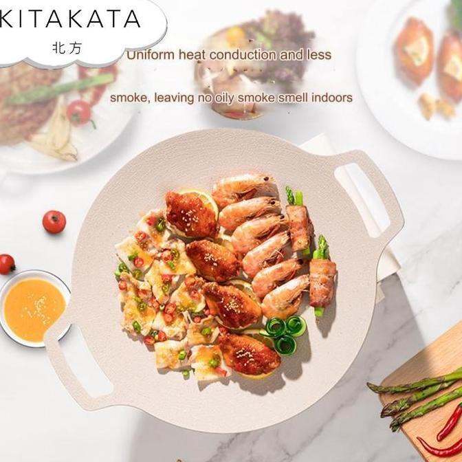 MOKU KOREAN GRILL MEDICAL STONE FRY PAN PENGGORENGAN OUTDOOR