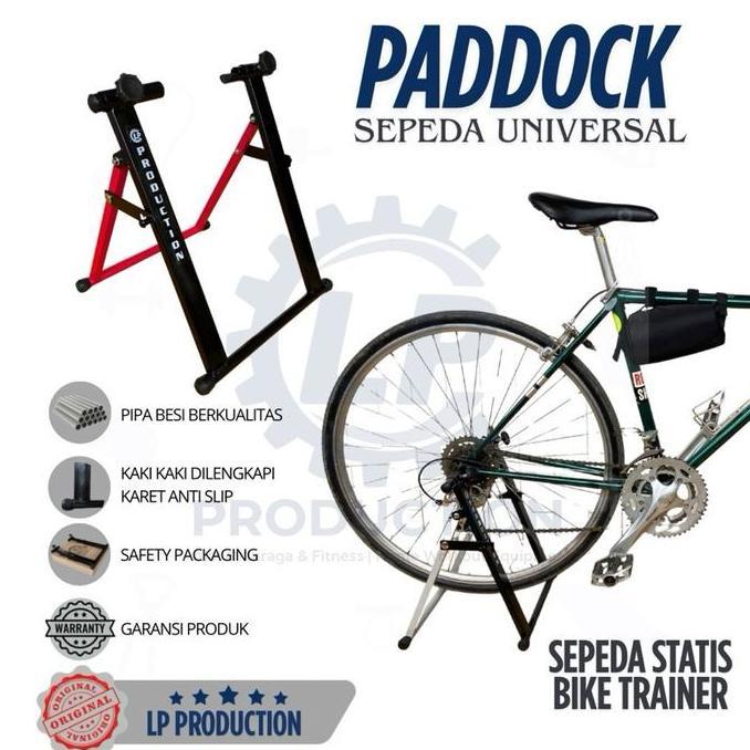 Stand Paddock Sepeda Statis Bike Trainer Fixie Roadbike MTB Seli UNIVERSAL Outdoor