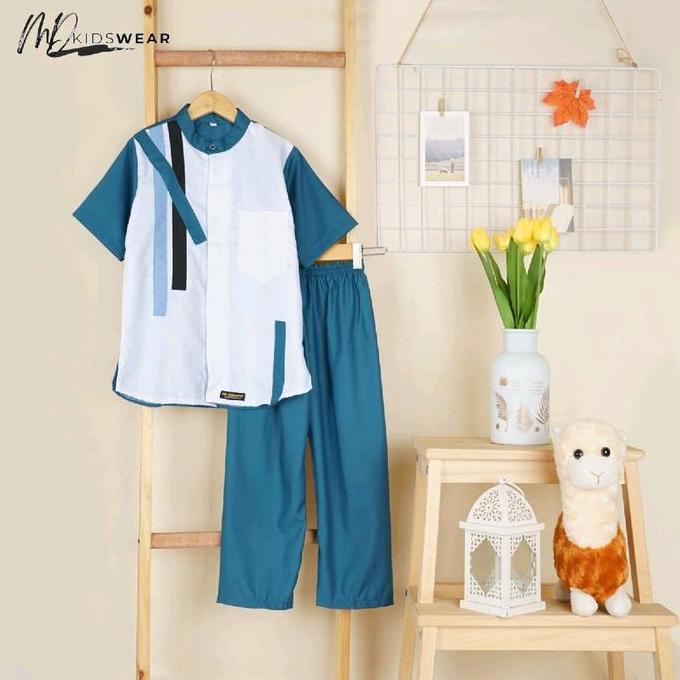 MD KIDSWEAR SETELAN KOKO ANAK BILLAL BY MD KIDSWEAR KOKO ANAK LENGAN PENDEK BAHAN TOYOBO NYAMAN BAJU