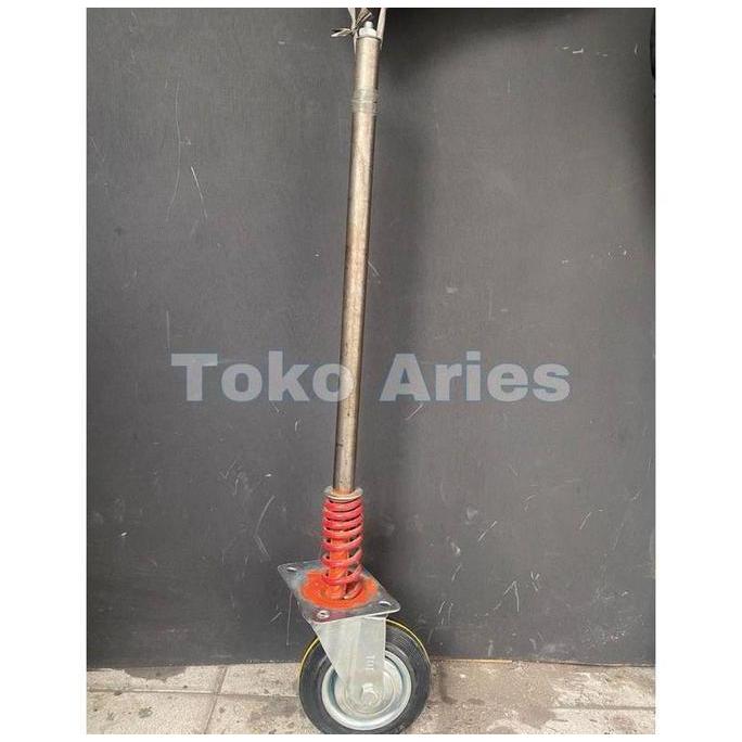 RODA BANTU GEROBAK // GLETREK RODA TROLI 6INCH TERBATAS
