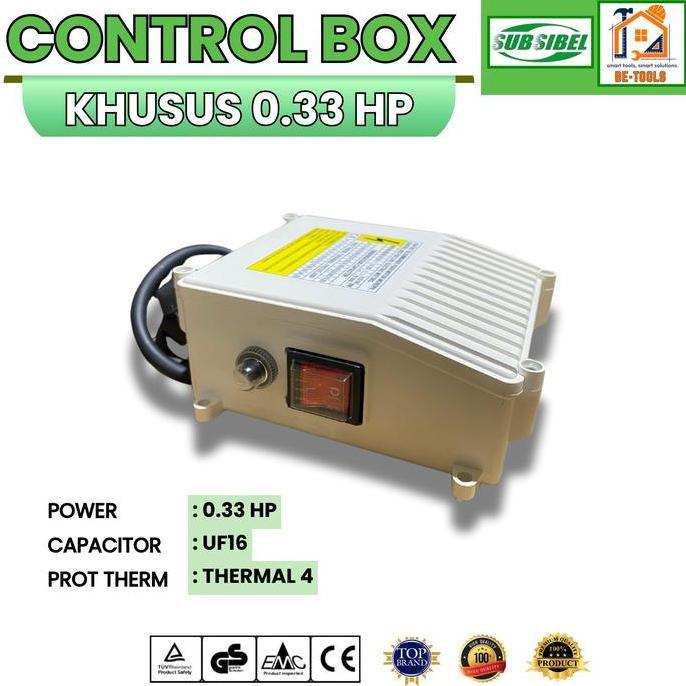 Control Box Pompa Satelit 0.25Hp - 0.33Hp - 0.5Hp - 0.75Hp - 1Hp  Control Box Pompa Submersible Rest