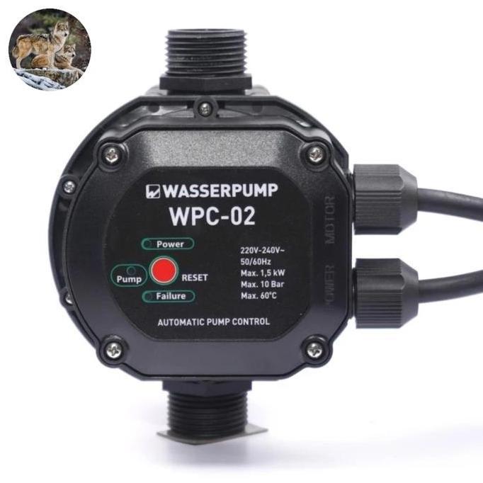 Wasser Wpc-02 Otomatis Kontrol Pompa Buat Pompa Pendorong Toren Tidak Cetak Cetek Jetpam Sensor Air 