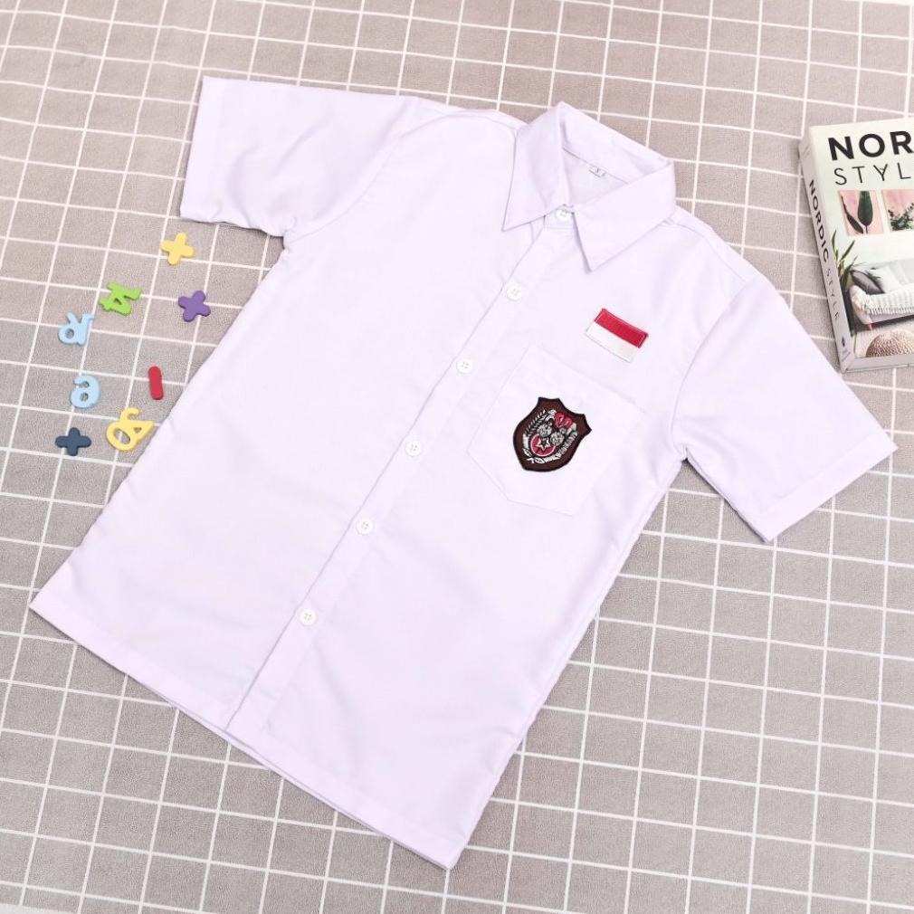 Diskon Baju Seragam Sekolah Sd Anak Laki-Laki Katun Putih