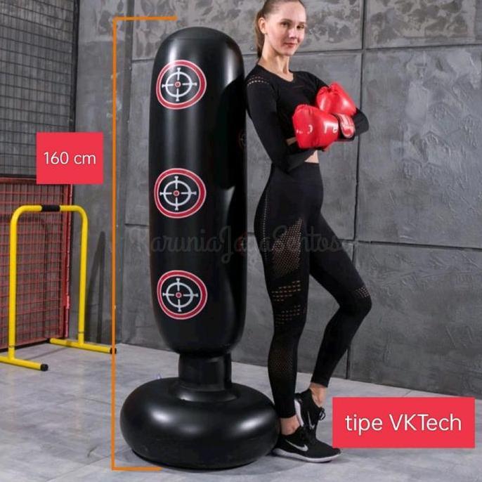 Dandimstoree - Samsak Tinju Angin Samsak Berdiri Vertical Punching Bag 160Cm  Boxing