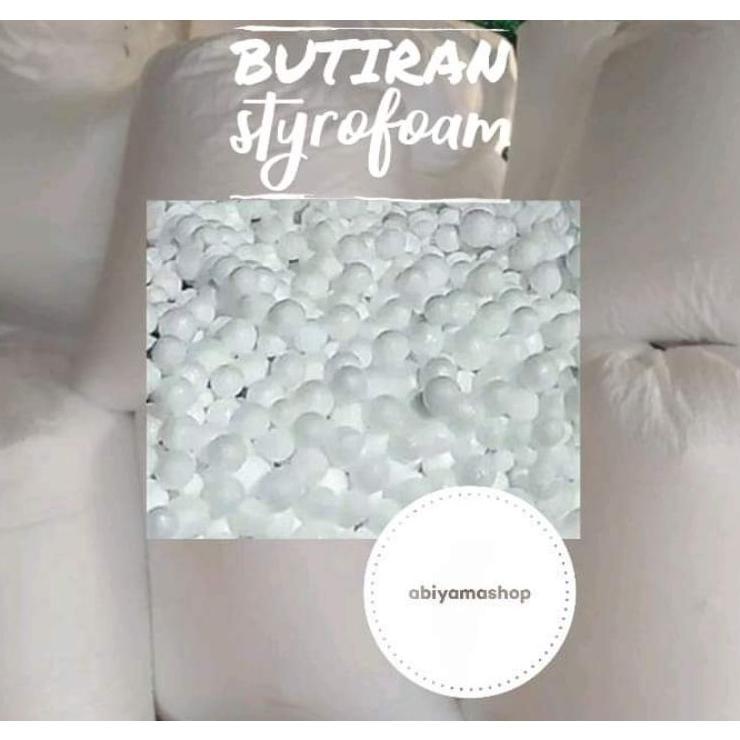 (Ready~Medan) 1 Kg Butiran Styrofoam | Gabus | Eps Warna Putih