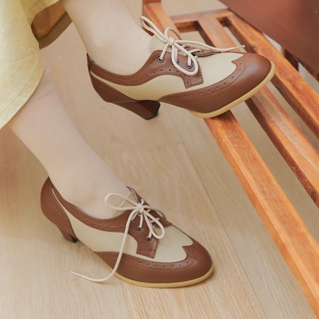 Heidi Oxford - Sepatu Wanita/Heels Wanita / Oxford Wanita
