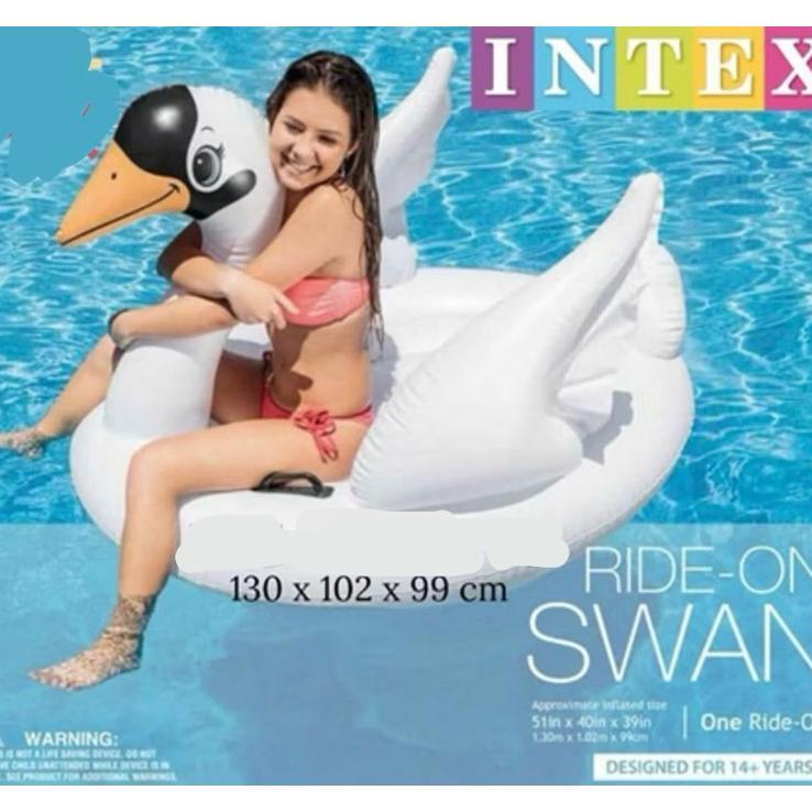 Big Float Swan Ride On / Intex Pelampung Besar Anak Dewasa