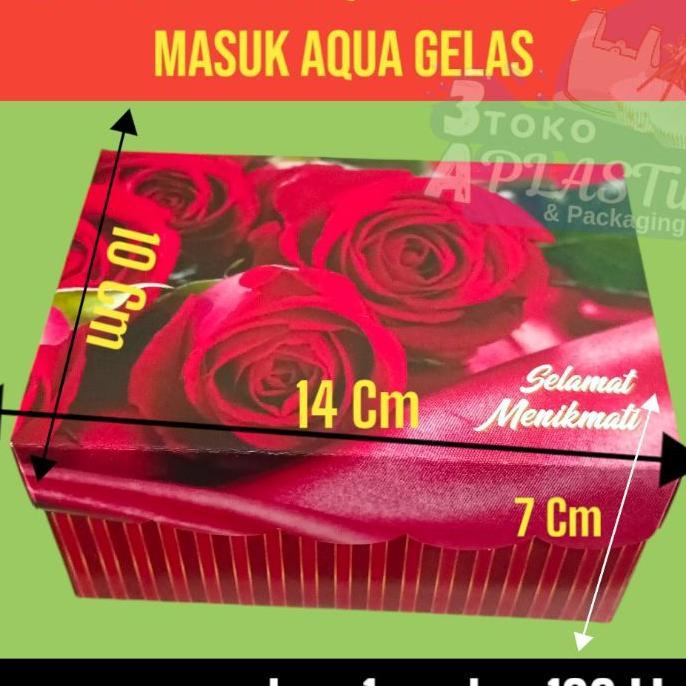 Kardus Snack Motif / Kardus Aqua Masuk (R3Bt) (100 Pcs)