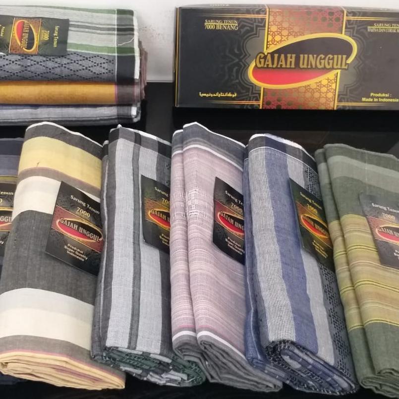 Big Promo Sarung Gajah Unggul Dewasa 7000 Benang Untuk Dewasa Sarung Gajah Unggul Tenun Doby 7000 Be