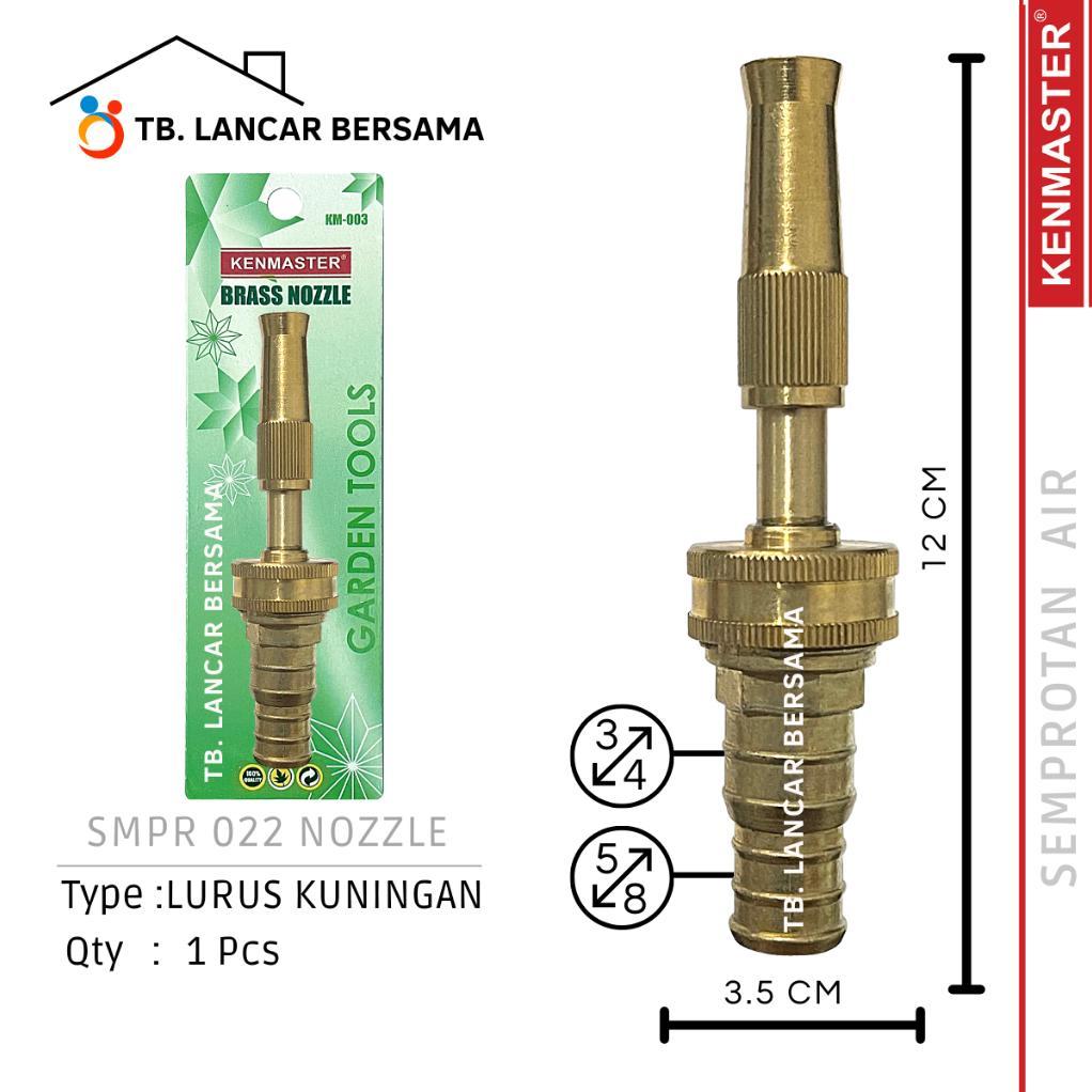 Semprotan Air Lurus Kuningan Kenmaster Sprayer Nozzle
