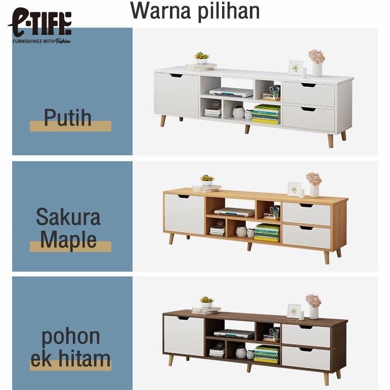 100% AMAN Homsaura Meja TV/Rak TV/Lemari TV/Buffet TV/Minimalis/Modern/Aesthetic