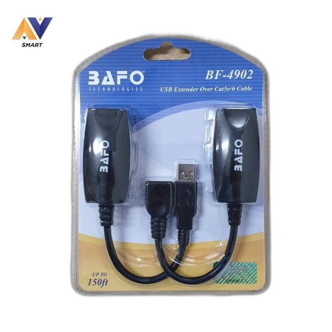 Sale Bafo Usb 2.0 Extender Over Utp Lan Cat5E/Cat6 Up To 45M Meter Bf-4902 Bf4902