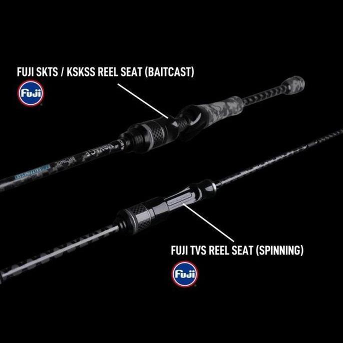 Bone Voyage Salt Finesse Series Spinning - Baitcasting | Travel Rod | Casting Rod